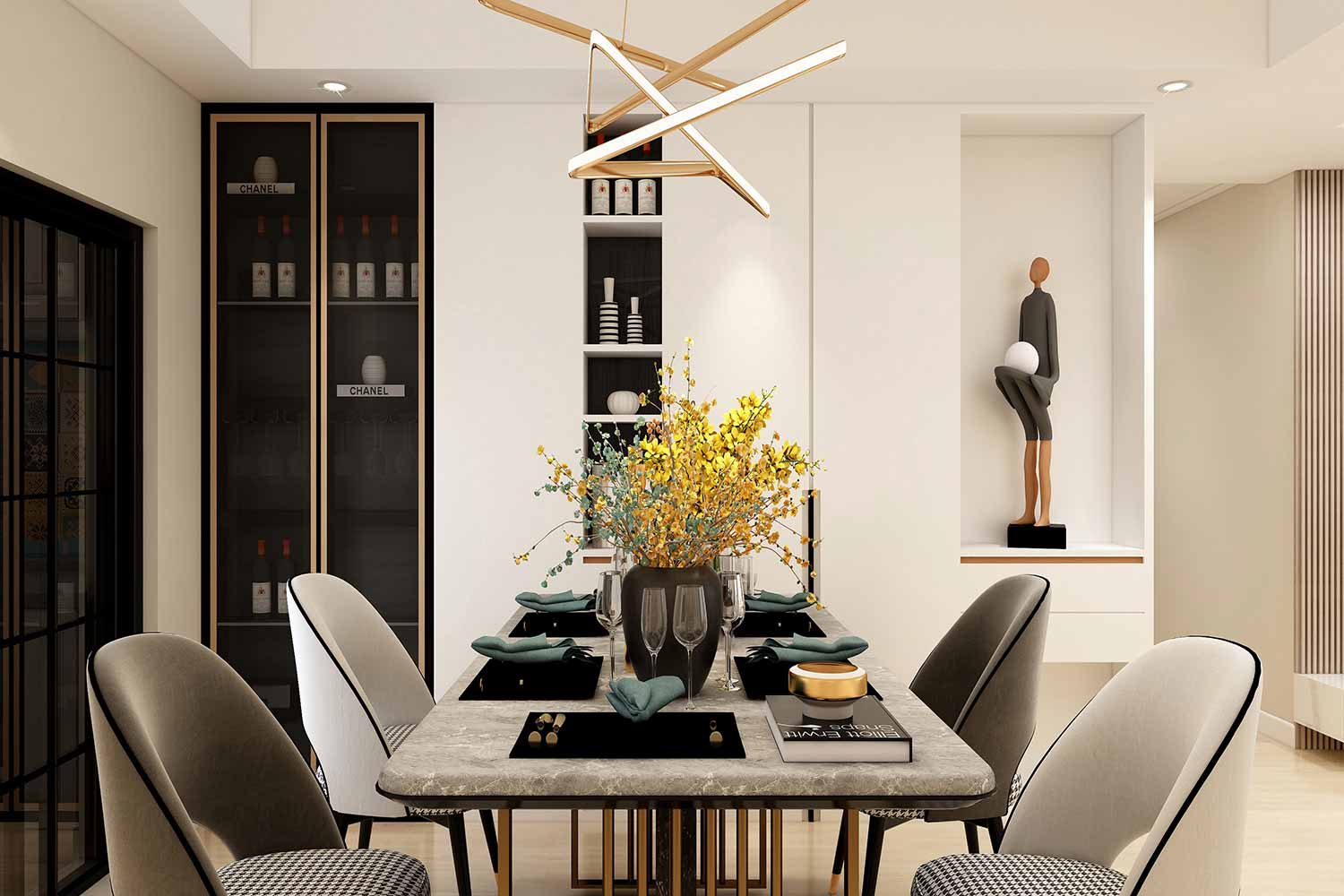 華潤(rùn)二十四城84m&sup2;現(xiàn)代輕奢風(fēng)格案例