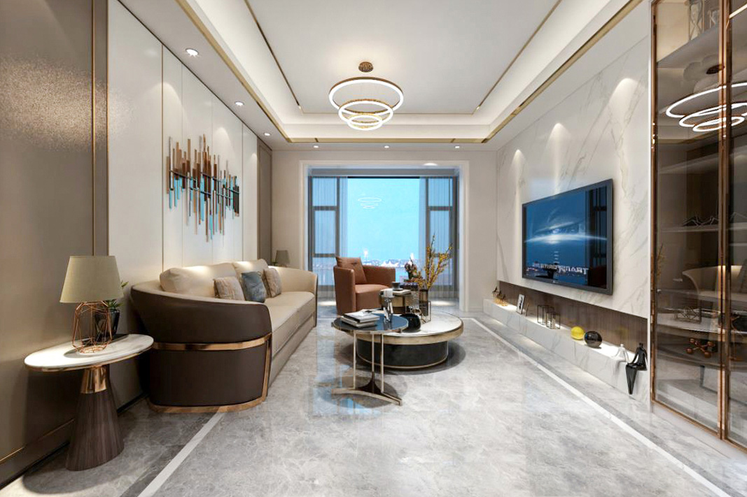 天健西班牙小鎮(zhèn)148m&sup2;現(xiàn)代輕奢風格案例